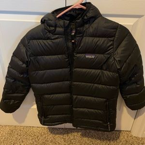 Black Down Puffer from Patagonia for kids